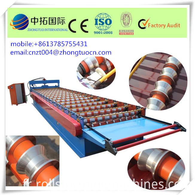 rouleau de couche simple formant la machine single layer roll forming machine